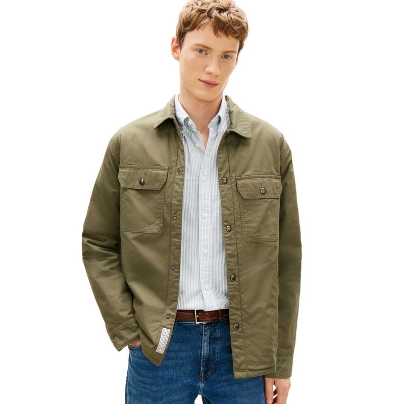 Tommy Hilfiger Padded Twill Shirt Jacket image number 0
